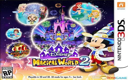 [3DS] 《迪士尼梦幻城 我的快乐生活2(Disney Magical World 2)》英文版CIA下载