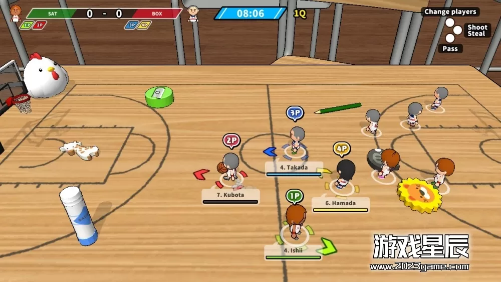 【多人同屏】switch《桌面篮球2 Desktop Basketball 2》英文XCI整合版下载_3